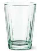Gc Recycled Vandglas 22 Cl Klar Grøn 4 Stk. Home Tableware Glass Drink...