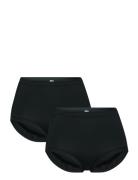 Brief High Control 2 Pack Hipsters Undertøj Black Lindex