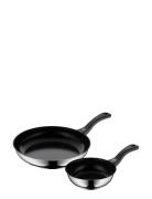Devil Fry Pan 18+28 Cm Set, Bakelite Handle Home Kitchen Pots & Pans F...