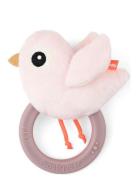 Sensory Rattle W/Teether Birdee Powder Toys Baby Toys Teething Toys Pi...