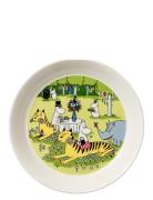 Moomin Plate 19Cm Garden Party Home Tableware Plates Small Plates Gree...