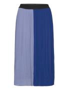 Ayasz Skirt Knælang Nederdel Blue Saint Tropez