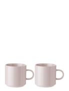 Stelton Mug 2 Pcs Home Tableware Cups & Mugs Coffee Cups Pink Stelton