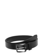 Onsboon Slim Leather Belt Noos Accessories Belts Classic Belts Black O...