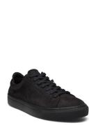 Type - Black/Black Nubuck Low-top Sneakers Black Garment Project