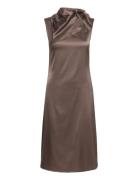 Silk Dress Dresses Cocktail Dresses Brown Rosemunde