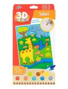 3D Paint-It Safari Toys Creativity Drawing & Crafts Craft Craft Sets M...