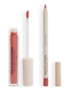 Revolution Lip Contour Kit  Babe Lip Liner Makeup Pink Makeup Revoluti...