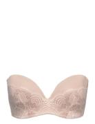Refined Glamour Perfect Strapless Lingerie Bras & Tops Push Up Bras Cr...