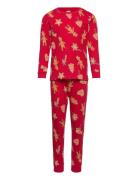 Pajama Mini Me Christmas Pyjamassæt Red Lindex