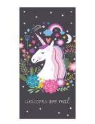 Towel Unicorn - Nb 027 Home Bath Time Towels & Cloths Towels Multi/pat...