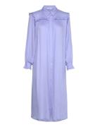 Srrohira Midi Dress Knælang Kjole Blue Soft Rebels