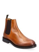 Classic Chelsea Boot - Pull Up Leather Støvlet Chelsea Boot Brown S.T....