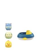 Bath Set - Sailing Animals Toys Bath & Water Toys Bath Toys Multi/patt...