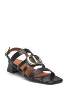 Sandals Sandal Med Hæl Black Billi Bi