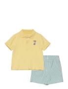 Polo Bear Cotton Polo Shirt & Short Set Sets Sets With Short-sleeved T...