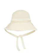 Logo Strap Wide Brim Canvas Hat Accessories Headwear Bucket Hats Beige...