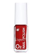 Minilack Oxygen Färg A040 Neglelak Makeup Red Depend Cosmetic