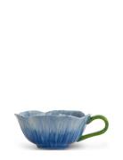 Cup Poppy Home Tableware Cups & Mugs Coffee Cups Blue Byon