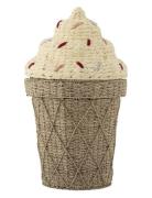 Cillie Basket W/Lid Home Kids Decor Storage Storage Baskets Multi/patt...