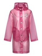 Juicy Frosted Longline Mac Outerwear Rainwear Jackets Pink Juicy Coutu...