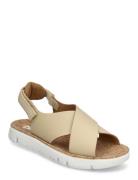 Oruga Sandal Flade Sandaler Beige Camper