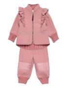 Thermal Set Girl - Solid Outerwear Thermo Outerwear Thermo Sets Pink E...