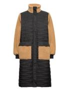 Slfpolly Coat W Quiltet Jakke Multi/patterned Selected Femme