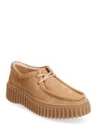 Torhill Bee D Snøresko Flade Brown Clarks