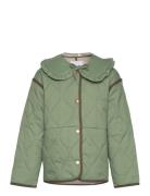 Hailey Outerwear Jackets & Coats Quilted Jackets Green Molo