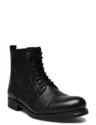 Jfwshaun Leather Boot Sn Snørestøvler Black Jack & J S