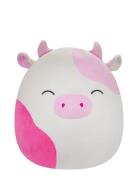 Squishmallows 40 Cm P18 Caedyn Cow Toys Soft Toys Stuffed Animals Pink...