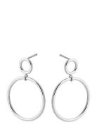 Globe Earrings Length Ørestickere Smykker Silver Pernille Corydon