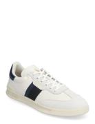 Heritage Aera Leather-Suede Sneaker Low-top Sneakers White Polo Ralph ...