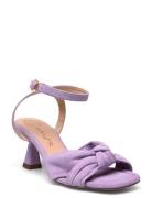 Monkks Sandal Med Hæl Purple UNISA