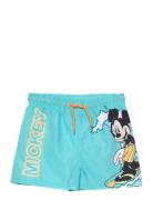 Swimming Shorts Badeshorts Blue Mickey Mouse