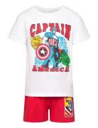 Ensemble Sets Sets With Short-sleeved T-shirt Red Marvel