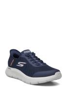 Mens Go Walk Flex - Hands Up - Slip-Ins Low-top Sneakers Navy Skechers