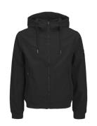 Jjebasic Softshell Hood Noos Tynd Jakke Black Jack & J S