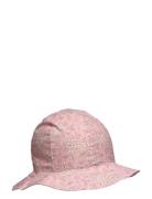 Summer Hat In Liberty Fabric Solhat Pink Huttelihut