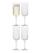 Champagne Flute Gio Line 4-Pack Home Tableware Glass Champagne Glass N...