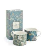 Morris & Co Mug Seaweed & Pimpernel 2-P Home Tableware Cups & Mugs Cof...
