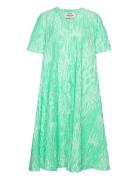 Chakra Trish Dress Aop Knælang Kjole Green Mads Nørgaard