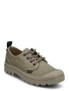 Pampa Ox Htg Supply Low-top Sneakers Khaki Green Palladium