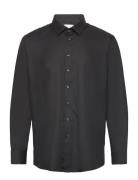 Seven Seas Fine Twill | Slim Tops Shirts Business Black Seven Seas Cop...
