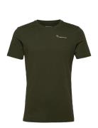 Regular Trademark Chest Print T-Shi Tops T-Kortærmet Skjorte Green Kno...