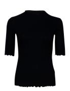 Candacekb Ss Tee Tops T-shirts & Tops Short-sleeved Black Karen By Sim...