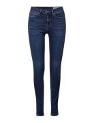 Garment-Washed Jeans With Organic Cotton Bottoms Jeans Skinny Blue Esp...