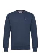 Tjm Regular Fleece C Neck Tops Sweatshirts & Hoodies Sweatshirts Blue ...