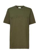 Pumpkin Tops T-shirts & Tops Short-sleeved Khaki Green Munthe